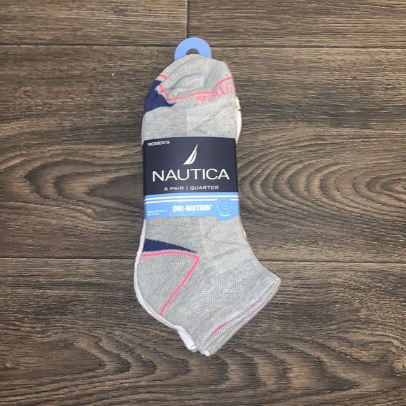 Nautica Ankle Socks 6 Pack - Picture 1 of 2